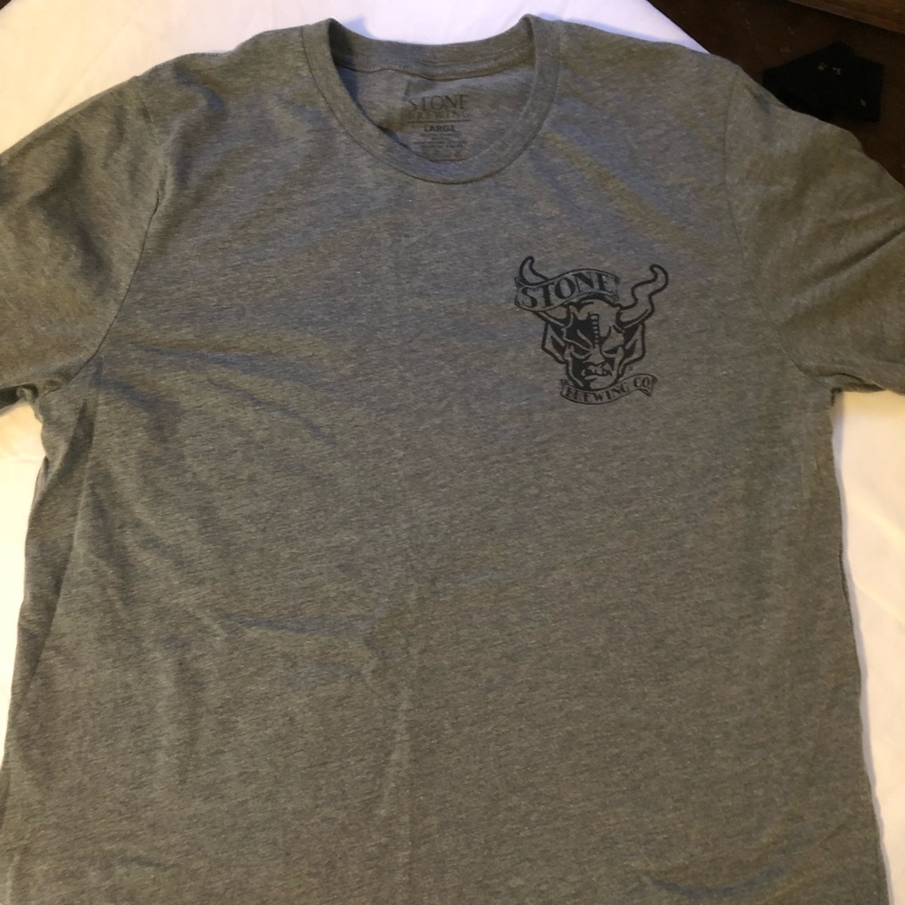 STONE BREWERY Classic Grey Tshirt | Large